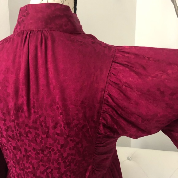 A New Day Tie Neck Long Sleeve Babydoll Dress - Picture 8 of 12